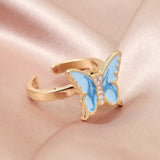 The Same Sweet Butterfly Revolving Ring