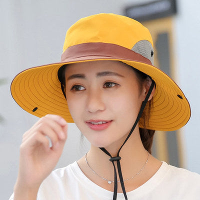 Outdoor sunshade hat couple fisherman's hat