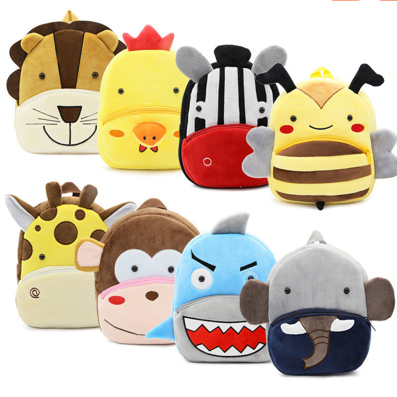 Kindergarten small school bag animal backpack - Minihomy