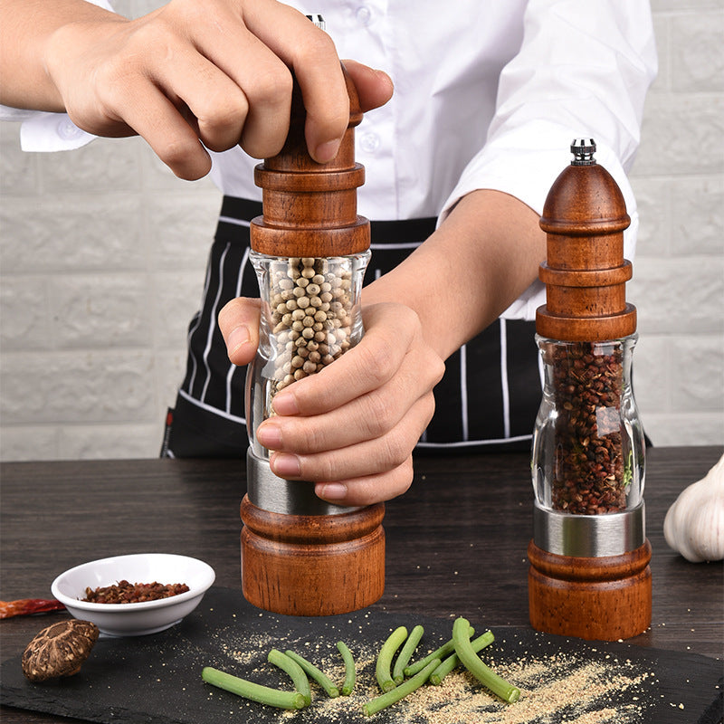 Wooden Salt Pepper Grinder Set