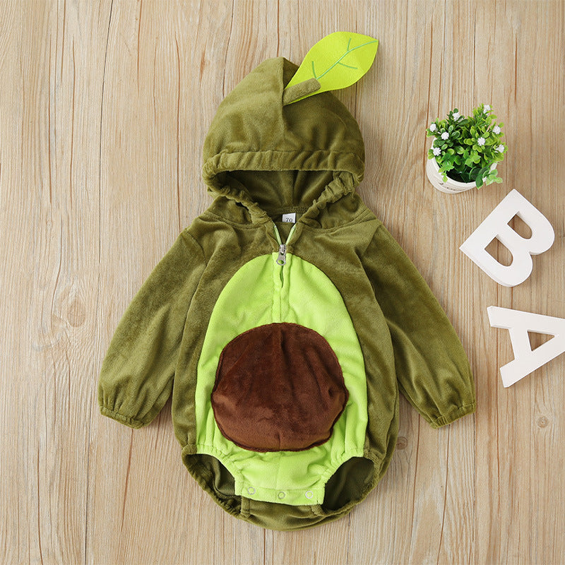 Baby Hooded Crawling Baby Jumpsuit - Minihomy