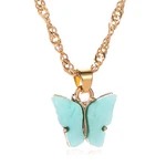 Clavicle Chain Alloy Butterfly Necklace - Minihomy