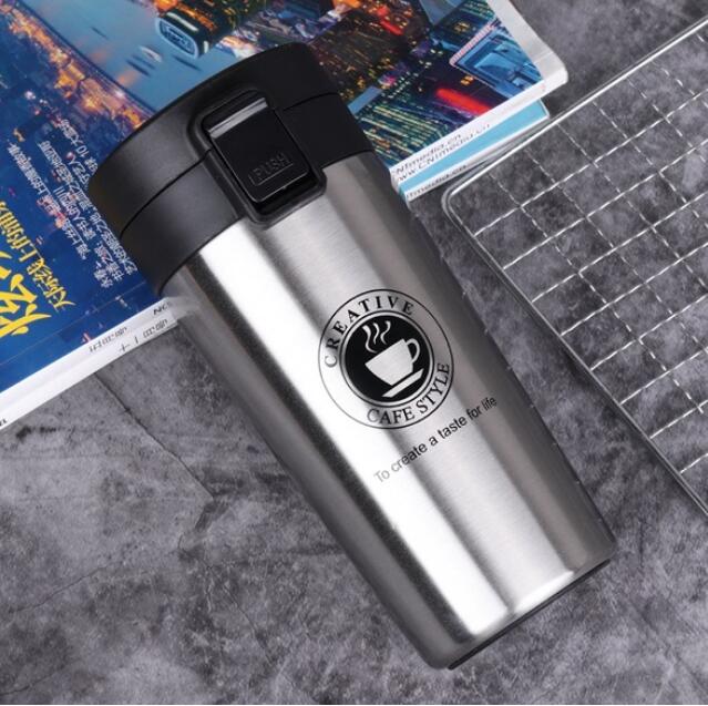 304 stainless steel vacuum coffee cup business bouncy mug - Minihomy