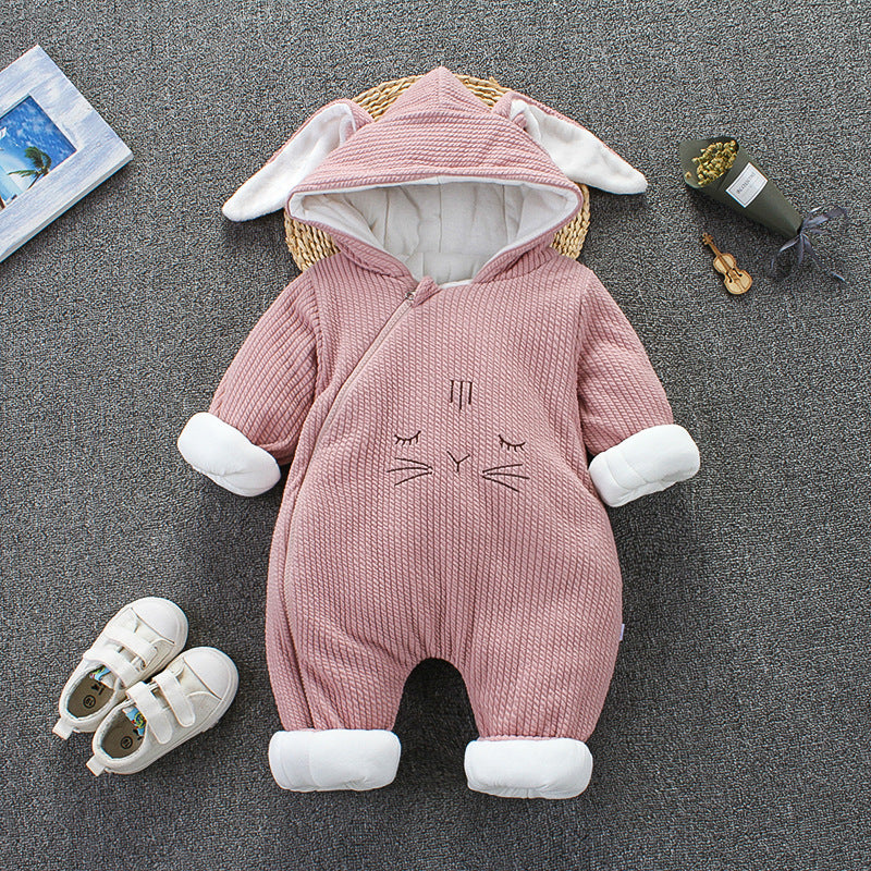 Newborn Snowsuit Boy Warm Romper Down Cotton Jackets