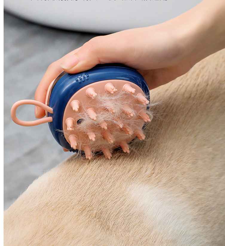 Cat And Dog Bath Massage Pet Comb To Float Hair Can Be Installed - Minihomy