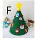 DIY Felt Christmas Tree With Three-dimensional - Minihomy