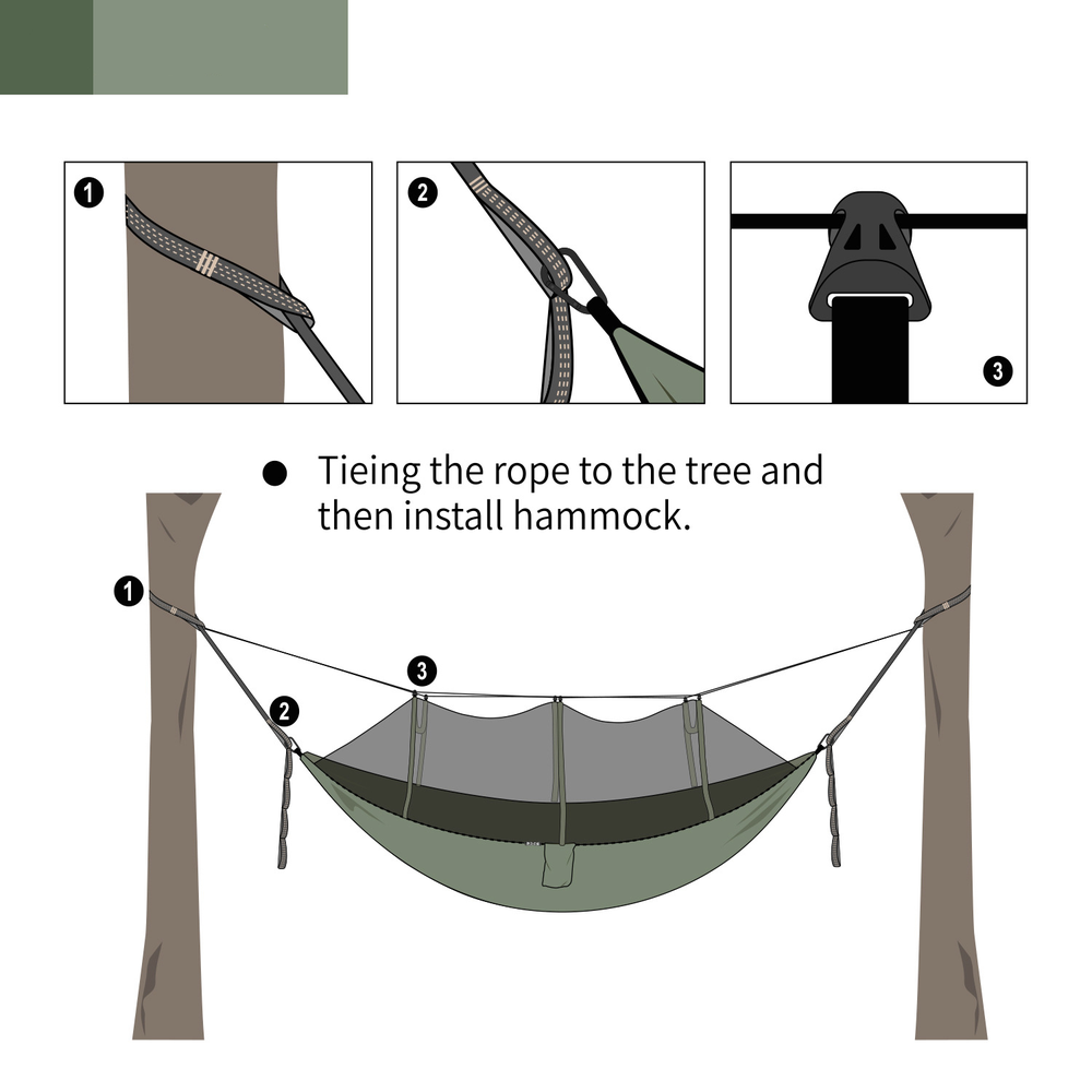 Anti-mosquito hammock - Minihomy