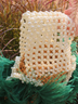 Handmade Pearl Ostrich Hair Natural Straw Women's Bag