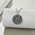 Sterling Silver Seal of Solomon Six-Pointed Star Protection Powers Talisman Pendant Necklaces