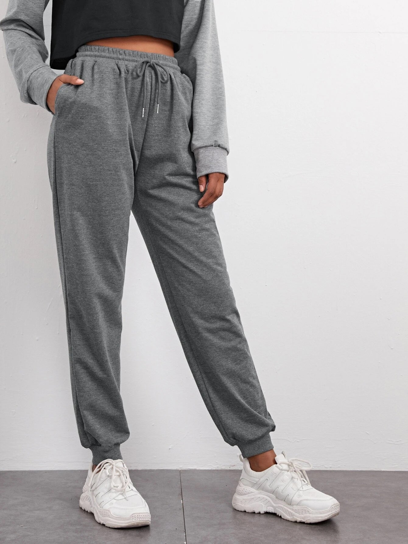 Women All-Match Casual Style Trousers With Small Feet