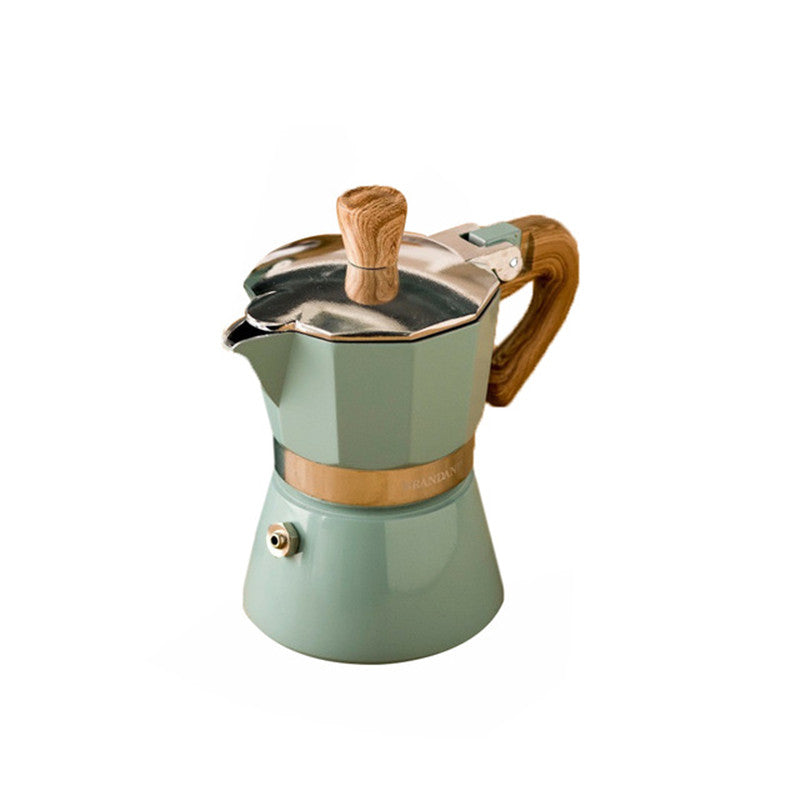 Octagonal aluminum coffee maker - Minihomy