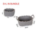 Nordic Wind Hand-woven Thick Cotton Rope Storage Basket