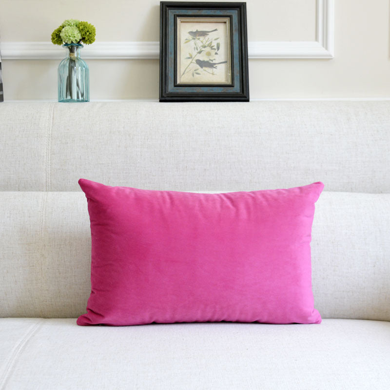 Sofa Velvet Throw Pillowcases Living room