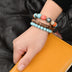 Bohemian Elephant Fringed Pendant Wood Beads Multi-layer Bracelet - Minihomy