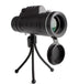 Monocular Telescope Zoom Scope with Compass Phone Clip Tripod - Minihomy