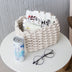 Nordic Wind Hand-woven Thick Cotton Rope Storage Basket