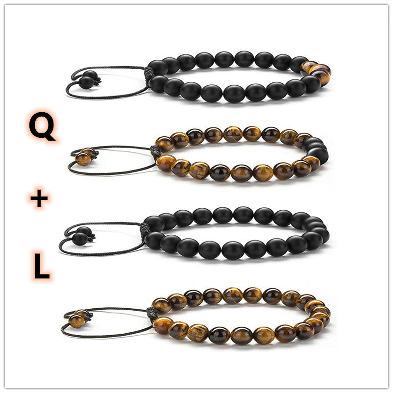 Tiger eye couple bracelets