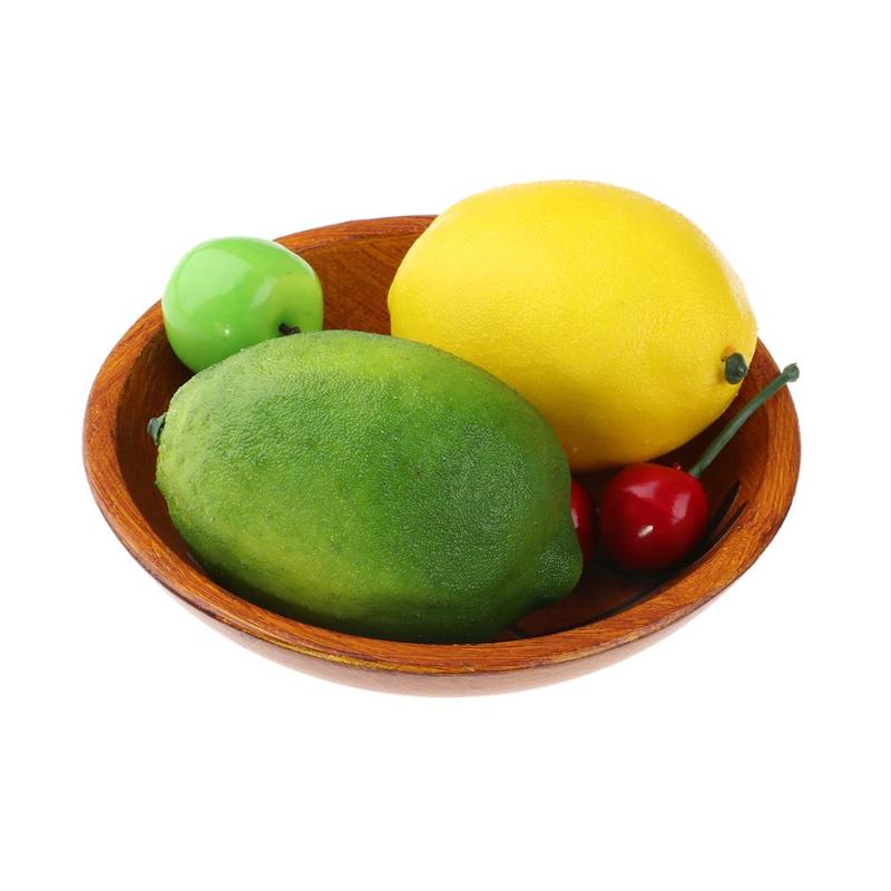 Wooden rustic fruit bowl