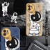 Cartoon Astronaut Creative Planet Silicone Phone Case - Minihomy