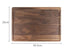 Black Walnut Wood Cutting Board Creative Whole Tray Fruit Chopping Cutting Board Wood Chopping Blocks For Kitchen - Minihomy