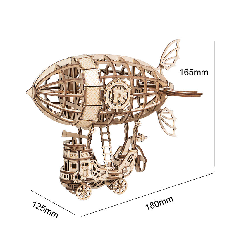 Creative 3d puzzle DIY wooden assembly