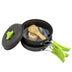 Outdoor cookware 1-2 people camping cookware set - Minihomy