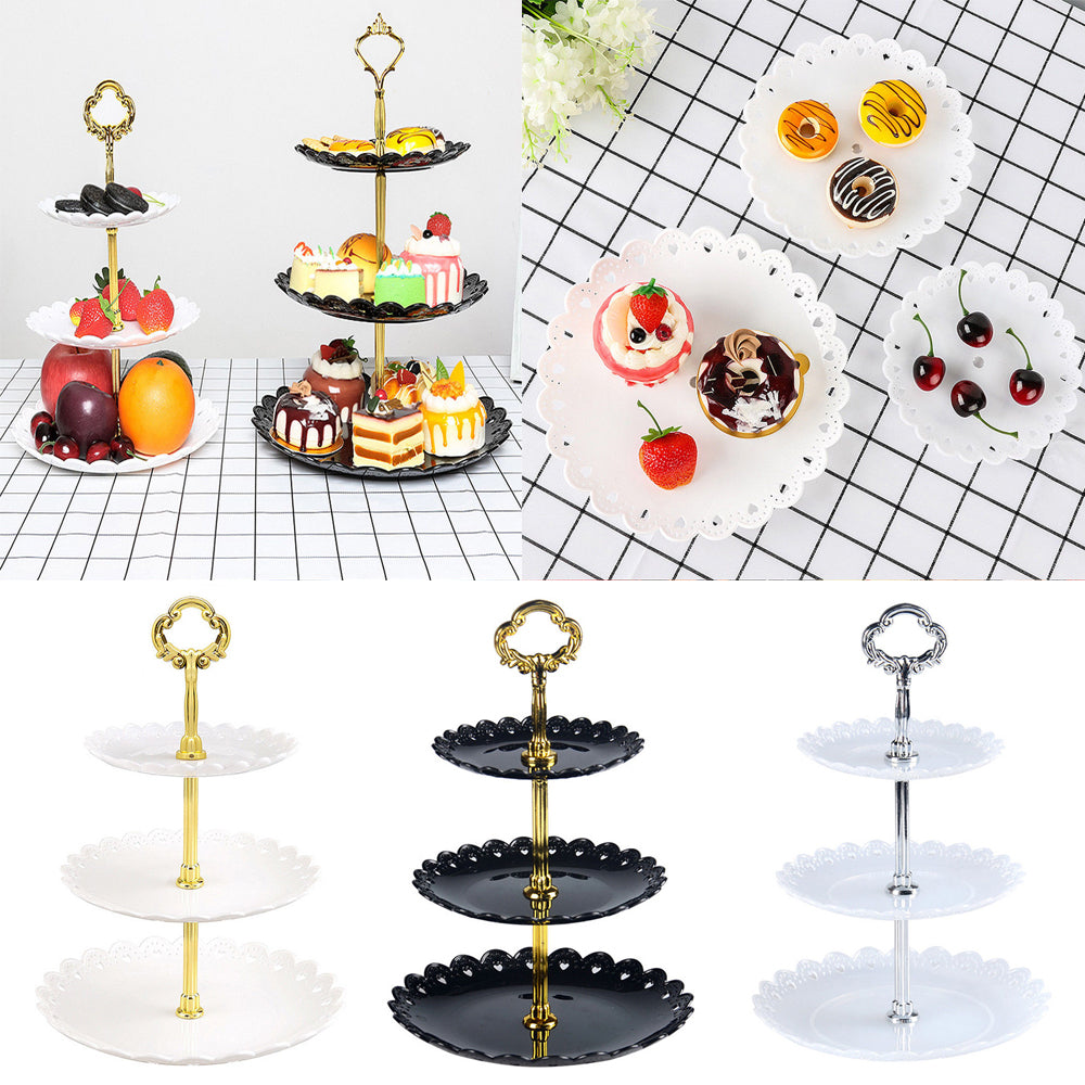 3-layer cake stand snack tray decoration tool