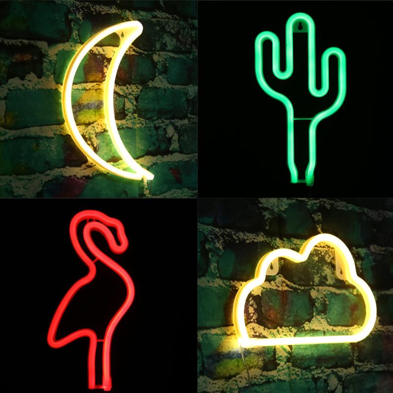 LED Neon Light Party Supplies Table Decorations Home Decor - Minihomy