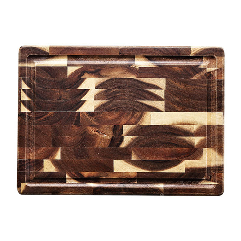 Kitchen Household Parquet Solid Wood Cutting Board - Minihomy