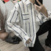 Loose striped shirt men - Minihomy