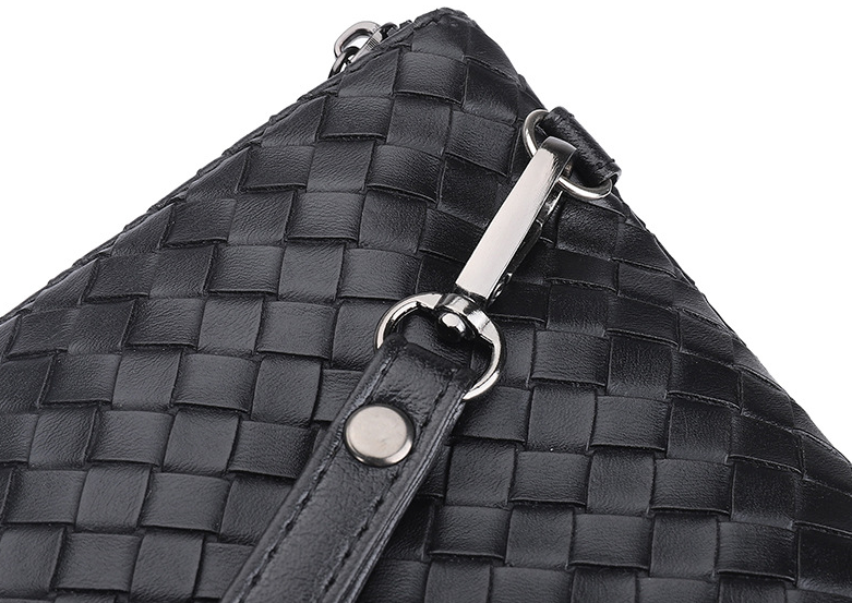 Men's Casual Woven Business Clutch And Shoulder Bag