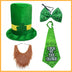 Saint St Patricks Day Green Hat Lucky Costume Accessories Celebration Carnival Props For Irish Party Hat With Beard