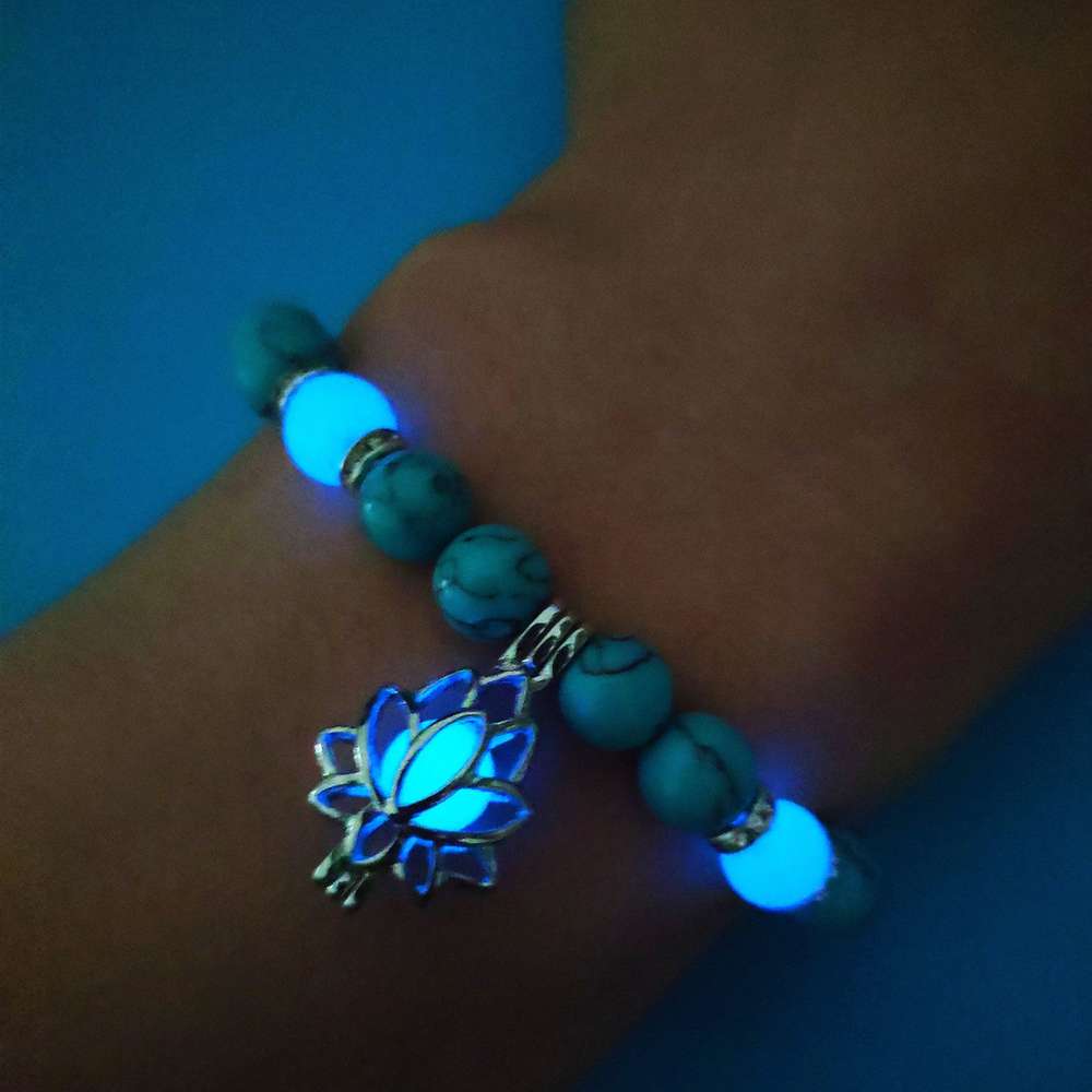 Energy Luminous Lotus Strand Bead Bracelet - Minihomy