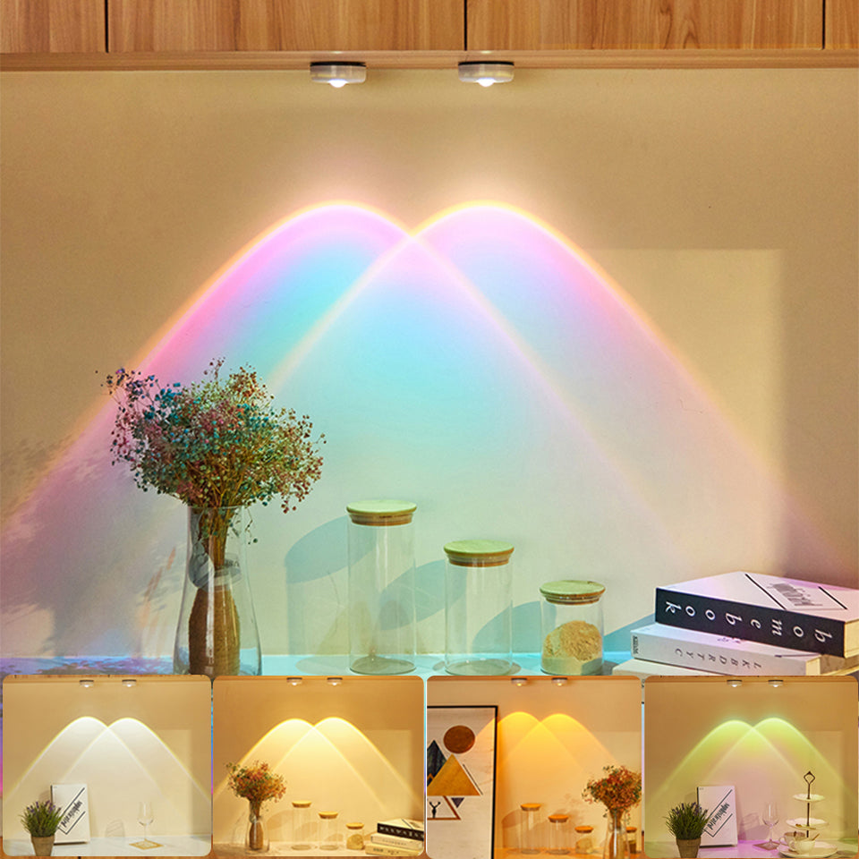 Led Lights Wireless Closet Kitchen Lights Under Furniture Battery Powered Sunset Nightlight Wall Lamp - Minihomy