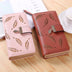 Women's wallet hollow leaf card package