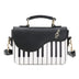 Music Lovers Piano Shaped Bag