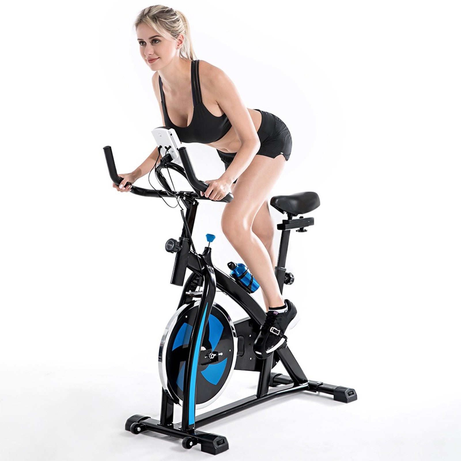 Bicycle Cycling Fitness-Gym Exercise Stationary Bike Cardio Workout Home Indoor - Minihomy