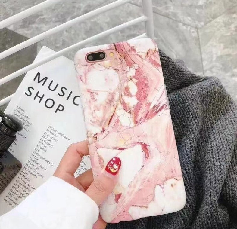 Compatible with Apple, Luxury marble phone case for iPhone 7 case for iphone X 7 6 6S 8 Plus 6S case cover XR XS MXA silicon case - Minihomy