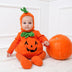 Baby Clothes Halloween Costume - Pumpkin Cosplay Jumpsuit - Minihomy