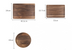 Black Walnut Wood Cutting Board Creative Whole Tray Fruit Chopping Cutting Board Wood Chopping Blocks For Kitchen - Minihomy