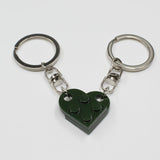 Heart Key Chain Valentines Day Gift Blocks Can Split Key Link Couples