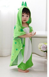 Cotton hooded baby bath cape cape