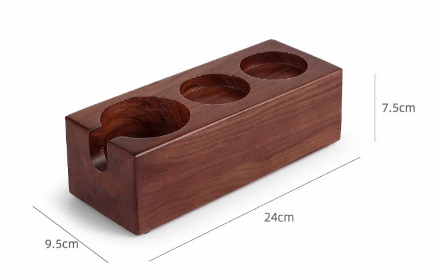 Bomber Powder Press Base Solid Wood Handle Bracket