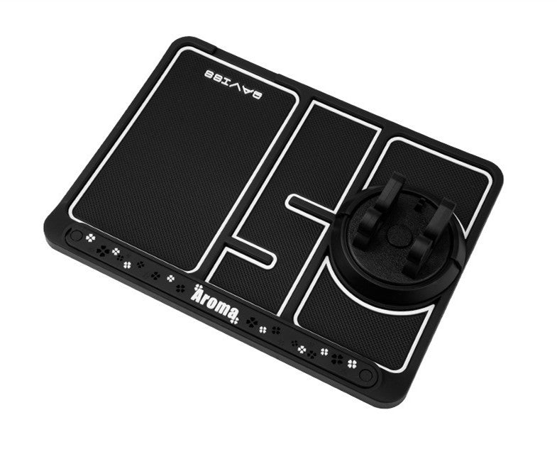 Non-Slip Car Phone Pad For 4-in-1 Car Parking Number Card Anti-Slip Mat Auto Phone Holder