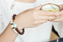 Natural White Jade Bodhi Beads Bracelets Women's - Minihomy