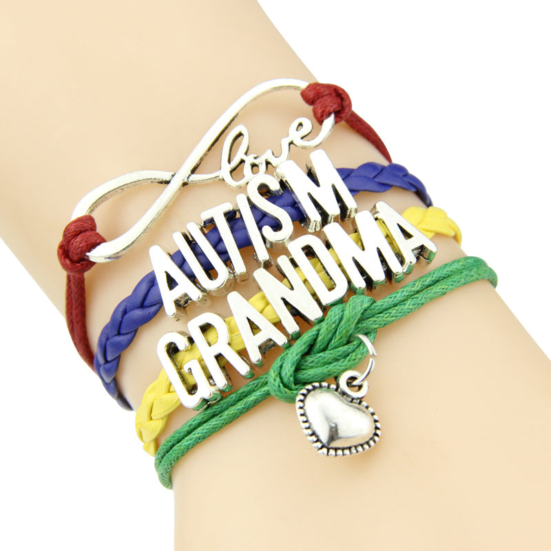 Autistic Patients Monogram Braided Bracelet - Minihomy