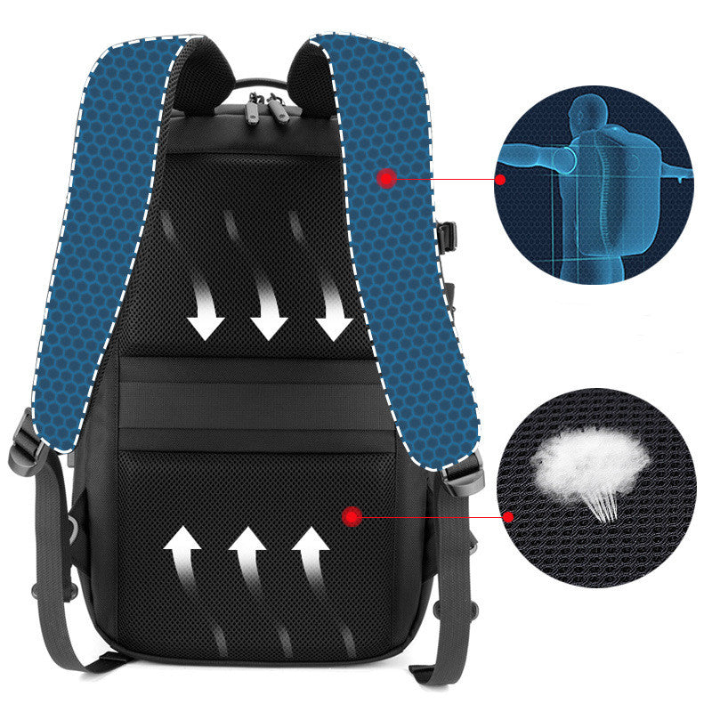 Multi-functional Large-capacity Waterproof Business Backpack - Minihomy