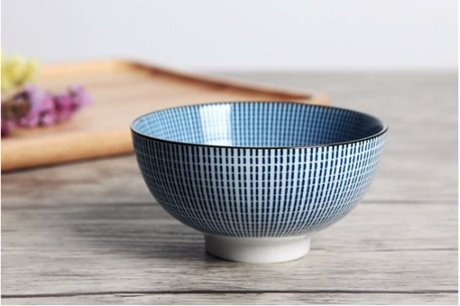 Japanese Inspired Porcelain Bowls (4-Set) - Minihomy