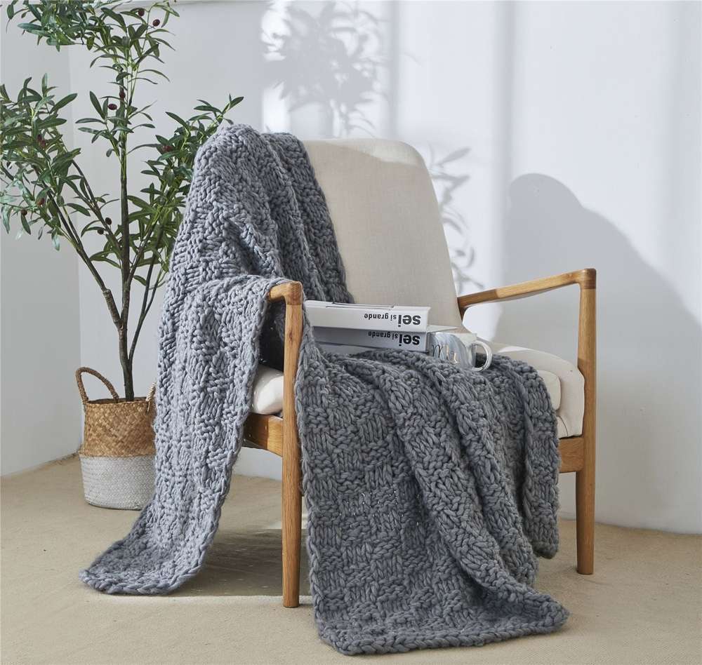 Home Furnishing Photography Knitted Blanket - Minihomy