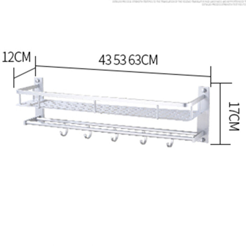 Bathroom shelf towel rack - Minihomy